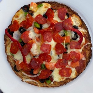 Pizza de Coliflor Endiablada