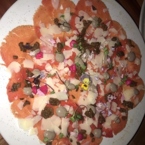 carpaccio de carne