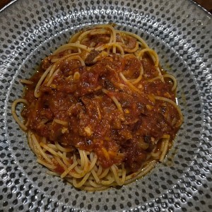 Spaghetti gf/df all?amatriciana