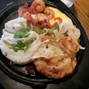 Sizzling Chicken and Shrimps