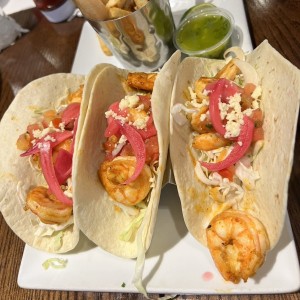 Tacos de camaron 