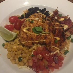 pollo con arroz amarillo