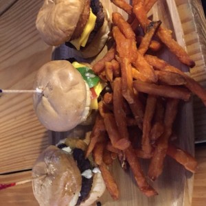 Triple Mini Burgers