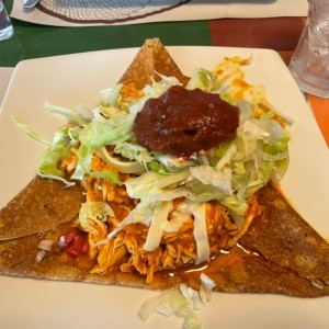 Crepe de pollo mexicano 