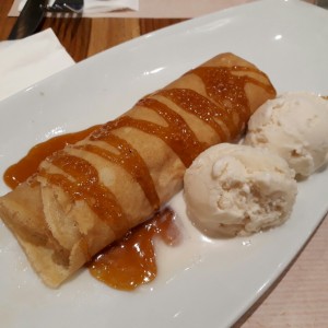 crepe flambeado de arequipe