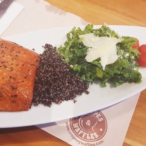 ensalada de salmon ahumado