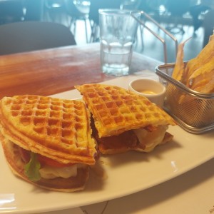 Waffle sandwich