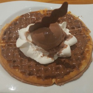 waffle de nutella