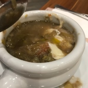 sopa de cebolla