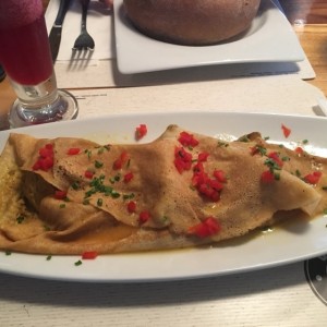 Crepes de Pollo Thai