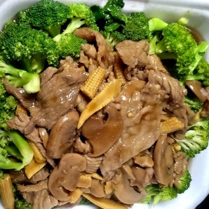 carne con brocoli