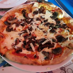 Pizza de Hongos