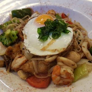 fideos d arroz con mariscos