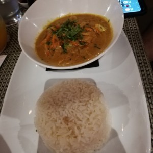 camarones al curry