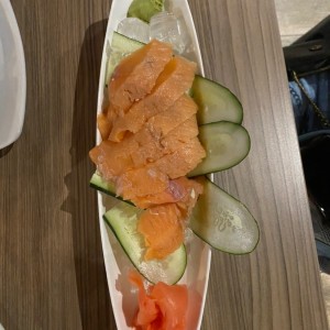 Sashimi de salmon 7 piezas 