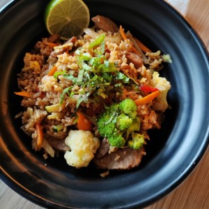 Arroz Thai con Carne
