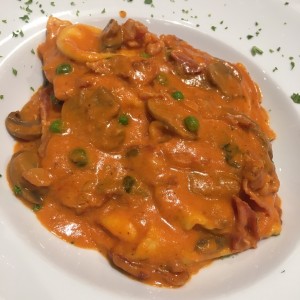 ravioli en salsa boscaiola