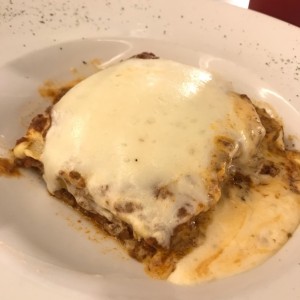Lasagna a la bolognesa extra gratinada
