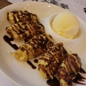 Postres - Banana Tempura