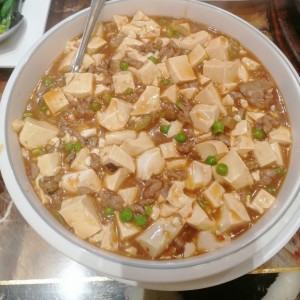Mapo Tofu con carne molido