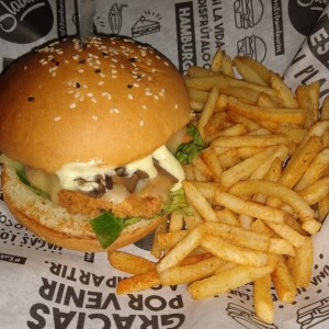 Crispy Burger de pollo 