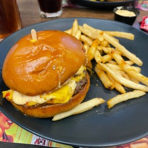 The Old School Burger