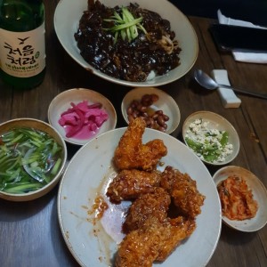 Pollo frito Coreano. 