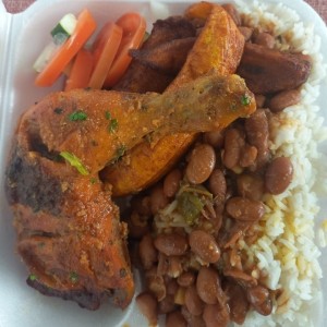 Combo- Pollo al Horno+ Chicha 12 oz