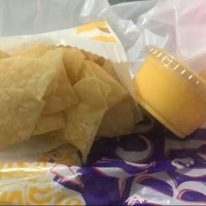 nachos con queso
