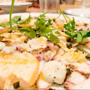 carpaccio de pulpo