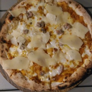 Pizza "Sorprendentemente Zapallo".