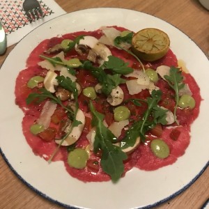 carpaccio di manzo