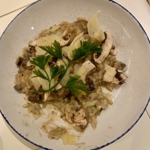 risotto de hongos