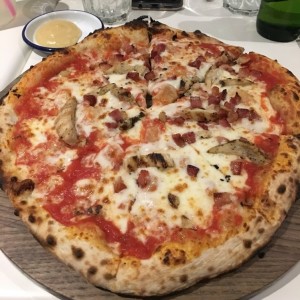 pizza de pollo