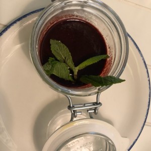 panacotta de frutos rojos