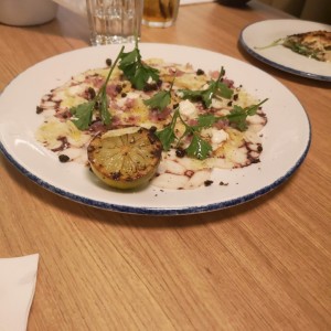 carpaccio de pulpo