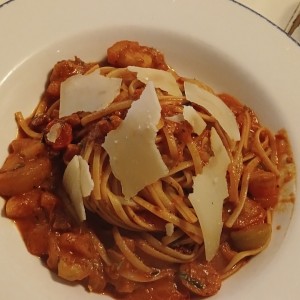 Linguini al amatriciana 