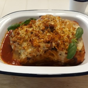 Lasagna de pollo