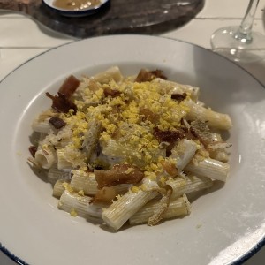 Rigatoni Ni Carbonara Ni Alfredo