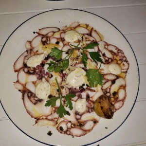 carpaccio si polpo