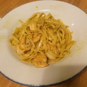 Fetuccini Aglio, Olio E Gamberetti