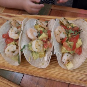 Tacos de camarones