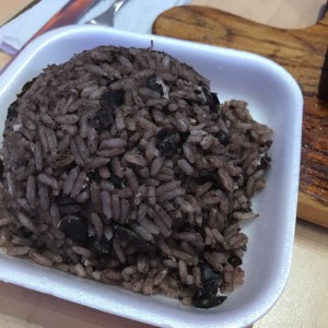 Arroz con frijoles negros