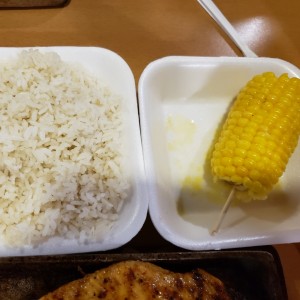 arroz y mazorca