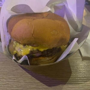 double cheese burger 