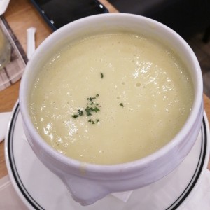 Crema de puerros