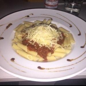 Pasta gluten free con salsa bolognesa