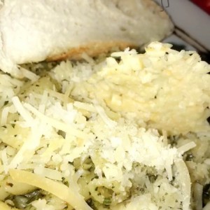 penne con pesto 