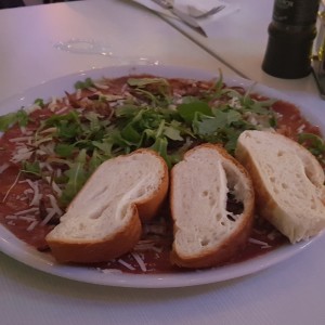 carpaccio de res