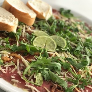 Carpaccio de res